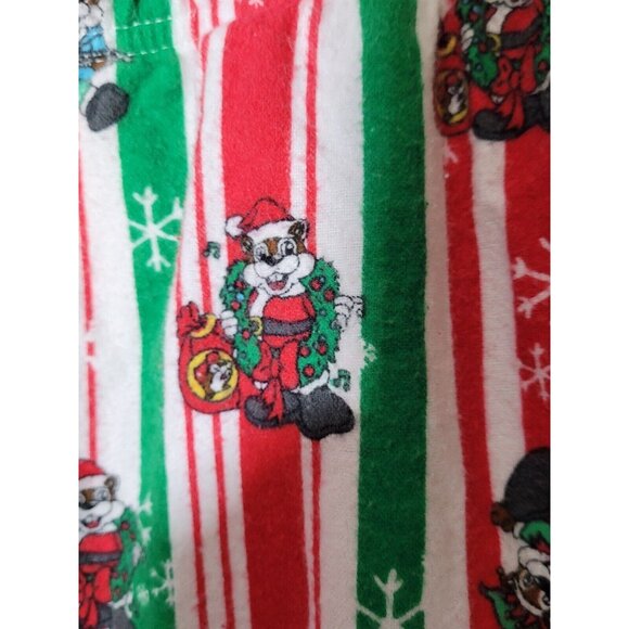 BUC-EE'S Christmas Flannel Sleep Pajama Pants Size L Unisex Cotton Red Green - Picture 6 of 11